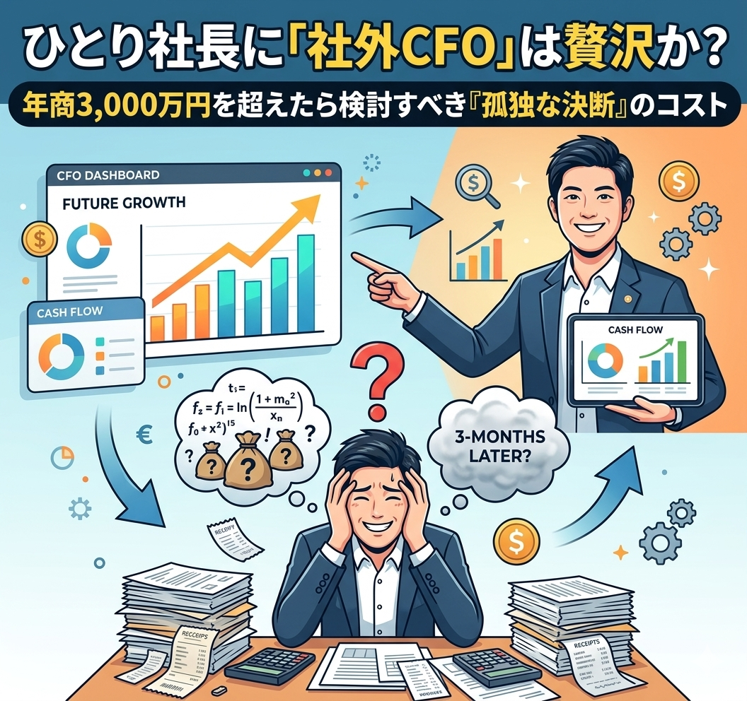 ひとり社長に「社外CFO」は贅沢か？