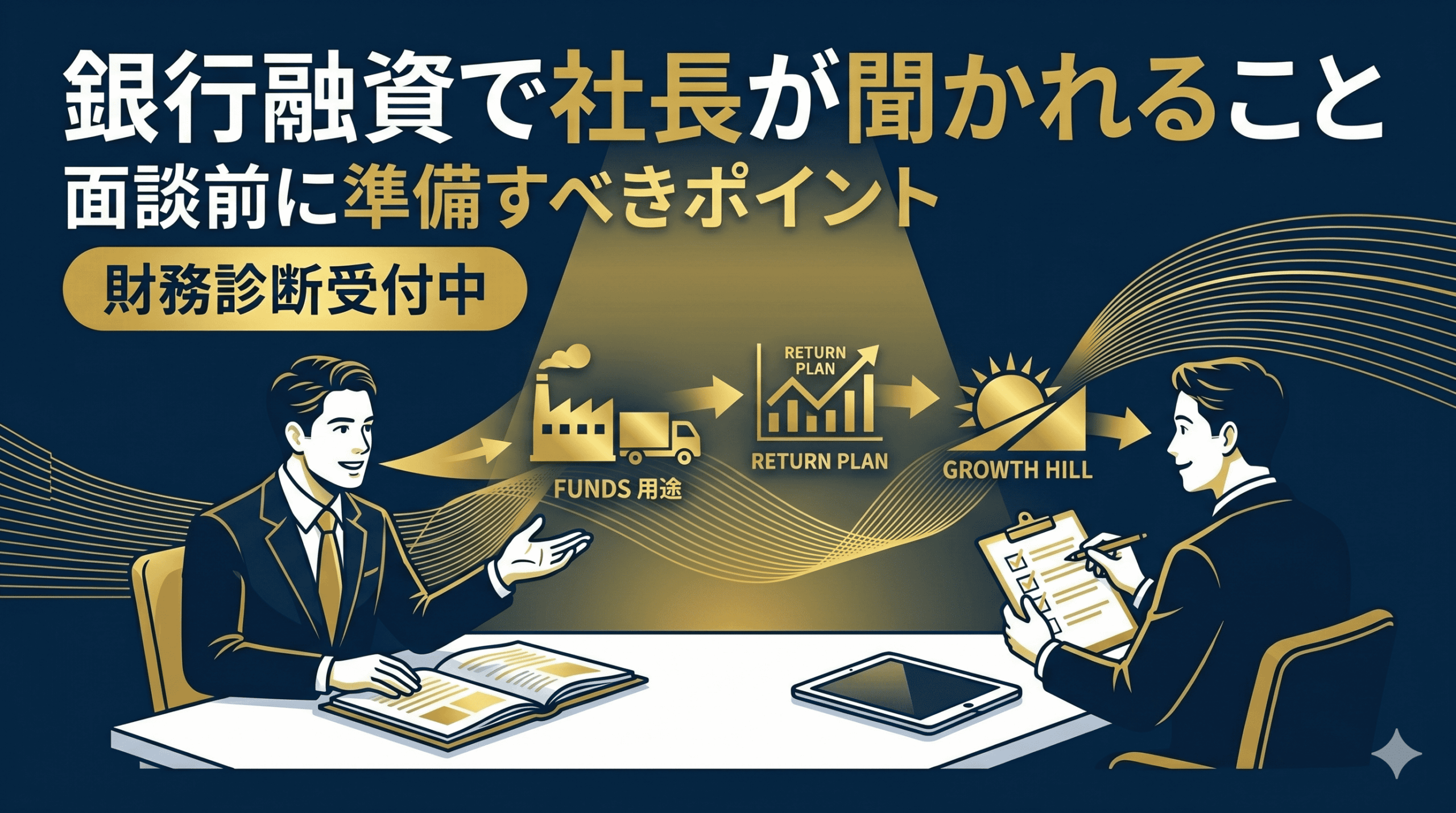 銀行融資で社長が聞かれること｜面談前に準備すべきポイント