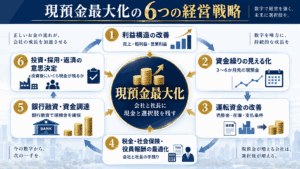 現預金最大化の6つの経営戦略