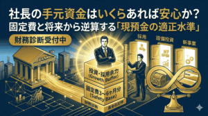 社長の手元資金はいくらあれば安心か？現預金の適正水準を考える