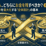 法人と個人、どちらにお金を残すべきか？社長が考えたい現預金最大化の基本