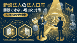 新設法人が法人口座を開設できない理由
