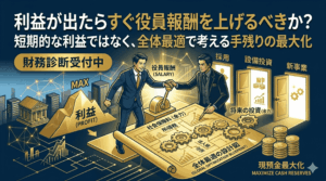 利益が出たらすぐ役員報酬を上げるべきか？社長が判断を急がないほうがいい理由