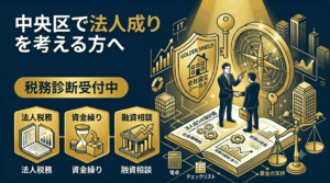 中央区で法人成を考えた場合の画像